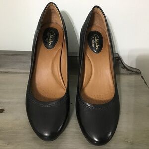 Clarks Women's Classic Black Heels
